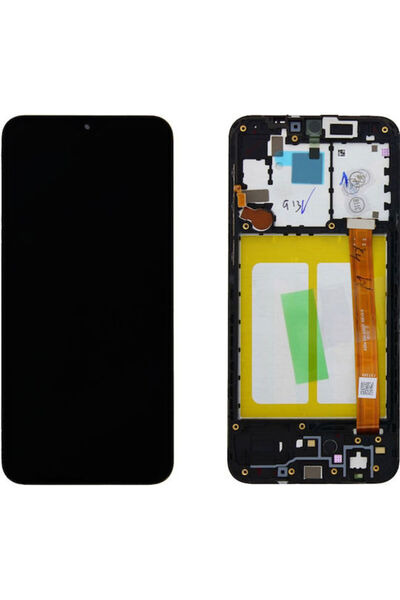 Samsung Οθόνη με μηχανισμό αφής και πλαίσιο για Galaxy A20s (Μαύρο) Κωδικός: ...
