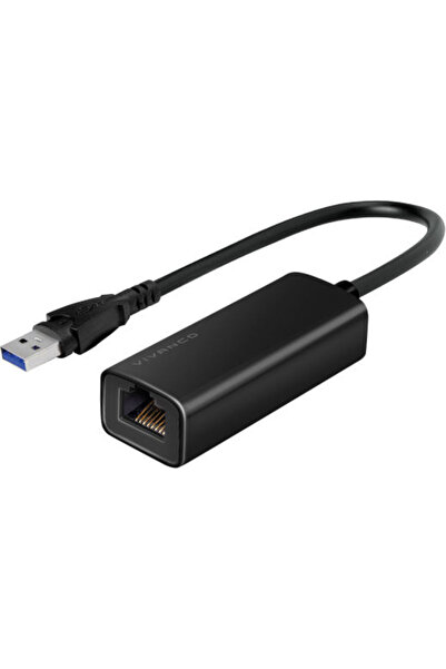 Vivanco Μετατροπέας USB-A αρσενικό σε Ethernet θηλυκό 1 τεμάχιο