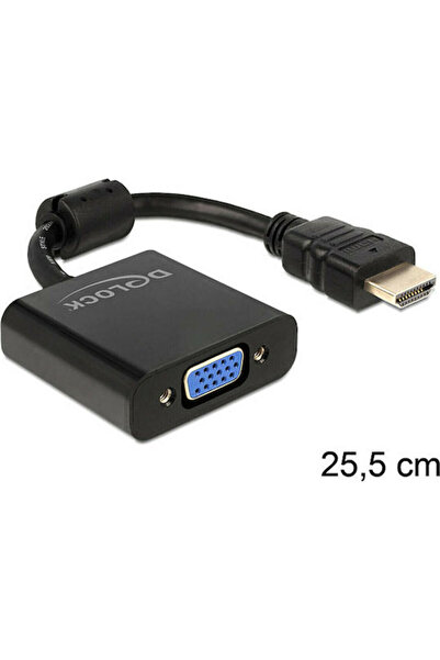DELOCK Μετατροπέας HDMI αρσενικό σε VGA θηλυκό 1 τεμάχιο 65512
