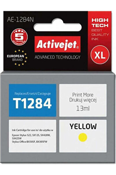 Other Συμβατό μελάνι για εκτυπωτή inkjet Active Jet Epson T1284 13ml Κίτρινο