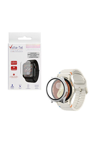 Other Volte-Tel Πλαστική Θήκη σε ασημί χρώμα για Samsung Watch 7 40mm