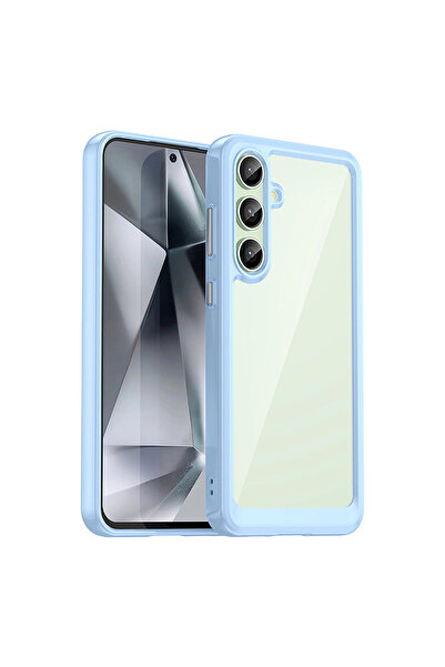 Hurtel Husă din silicon cu design spațial și ramă din gel pentru Samsung Galaxy