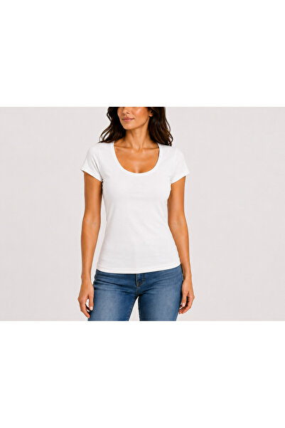 MRV DESIGN White Round Neck Body