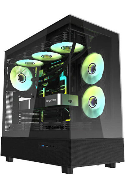 Dark Flash Darkflash DPX90 Gaming Midi Tower Θήκη Υπολογιστή με Πλαϊνό Παράθυ...