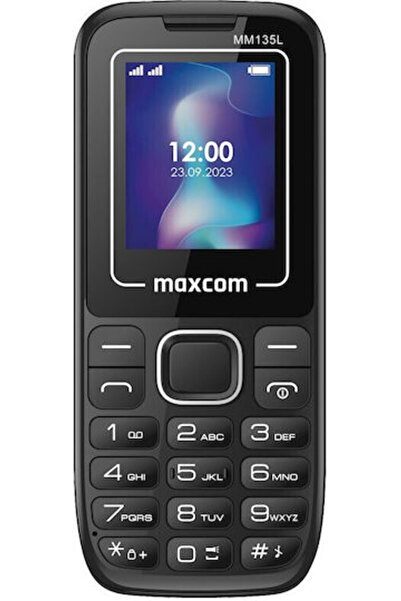MAXCOM MM135 Ελαφρύ Κινητό Διπλής SIM με Πλήκτρα Μπλε
