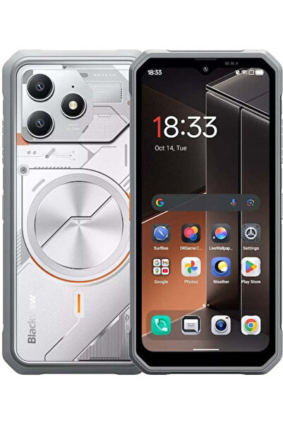 Blackview Fort 100 Διπλή SIM (8GB/128GB) Ανθεκτικό Smartphone Λευκό Φεγγάρι
