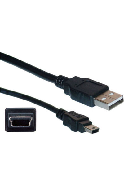 VCOM Καλώδιο USB 2.0 1,5μ. Τύπου A αρσενικό σε mini B αρσενικό (CAB-002)