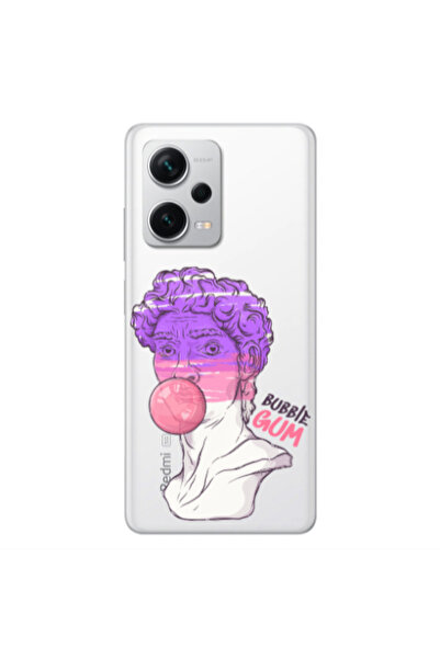 Other Xiaomi Redmi Note 12 5G Pin Bubble Transparent Silicone TPU Θήκη