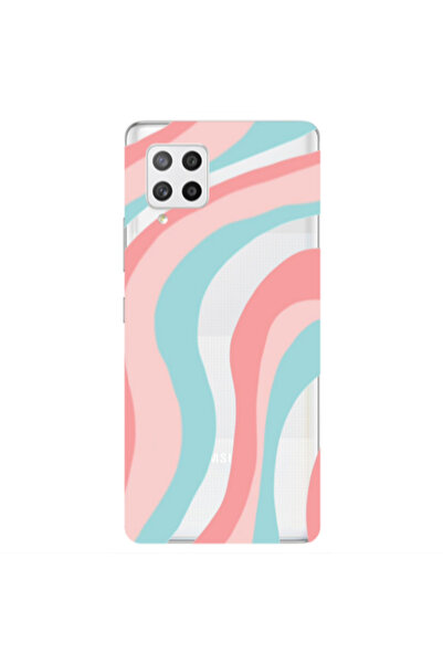 Other Samsung A42 5G Colored lines Transparent Silicone TPU Θήκη