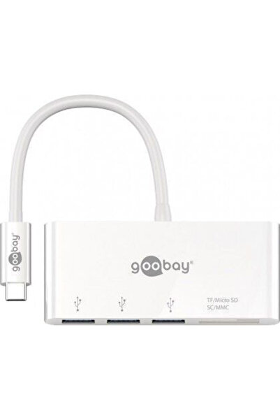 goobay Διανομέας USB 11 Θυρών USB 3.0 με σύνδεση USB-A / USB-C Λευκό Κωδικός:...