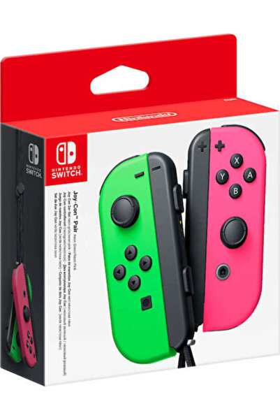Nintendo Σετ Joy-Con Ασύρματα Χειριστήρια για Switch Νέον Πράσινο/Ροζ