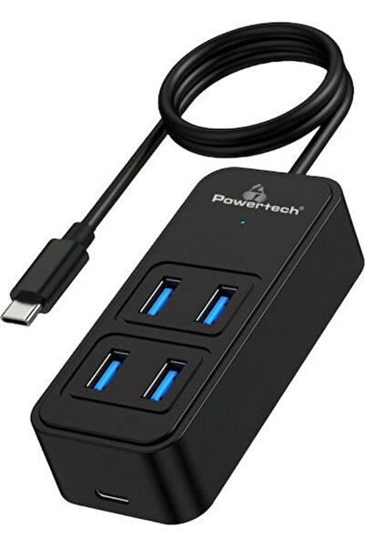 POWERTECH Διανομέας USB 3.2 5 Θυρών με Σύνδεση USB-C Κωδικός: PTR-0156