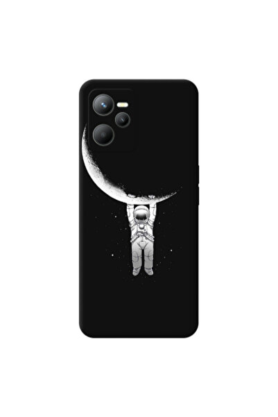 Other Realme C35 Swinging on the moon Transparent Silicone TPU Θήκη