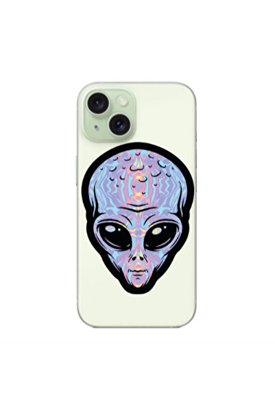 Other Apple iPhone 15 Plus Alien Transparent Silicone TPU Θήκη