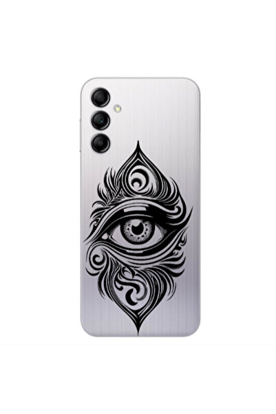 Other Samsung A14 5G Eye patterned drawing Transparent Silicone TPU Θήκη