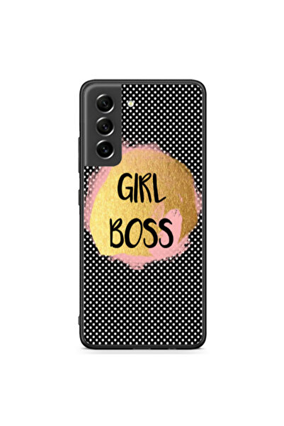 Other Samsung S21 FE Girl boss make up Black Glossy Θήκη