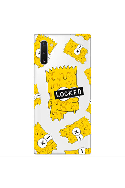 Other Samsung Note 10 Bart Simpson Transparent Silicone TPU Θήκη