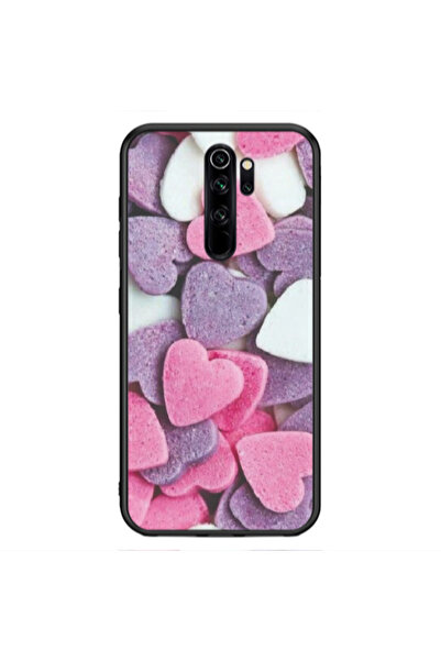 Other Xiaomi Redmi Note 8 Pro Sponge Hearts Black Glossy Θήκη