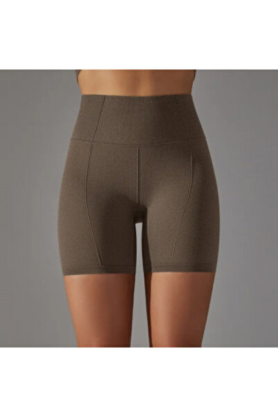 Mov Activewear Pantaloni scurți modelatori Premium Seamless Maro