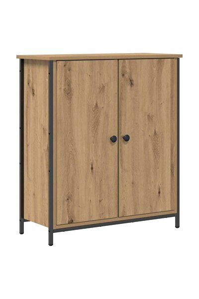 vidaxl Bufet Stejar Artizanal 70 x 30 x 80 cm Lemn compozit