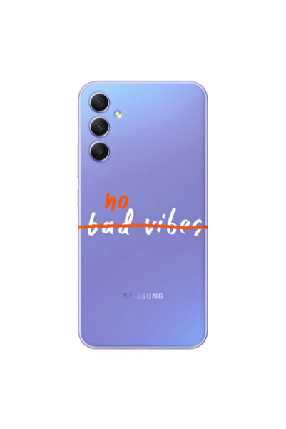 Other Samsung A25 No bad vibes 2 Transparent Silicone TPU Θήκη