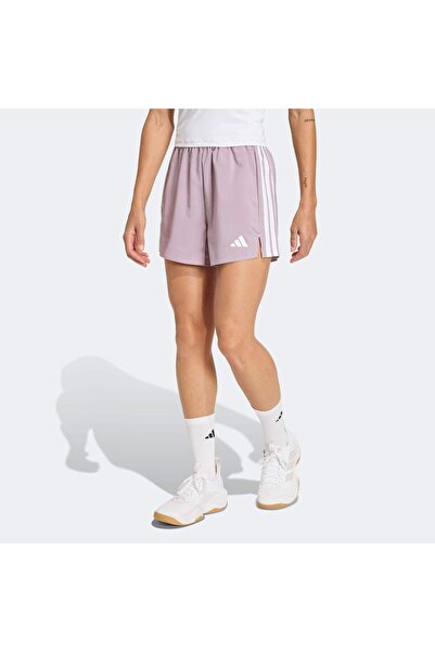 adidas We 3S Wvn Sh Women's Purple Training Shorts
