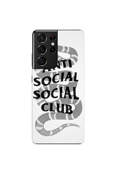 Other Samsung S21 Ultra Social club Transparent Silicone TPU Θήκη