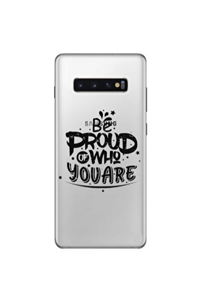 Other Samsung S10 Plus Be proud of who you are Transparent Silicone TPU Θήκη