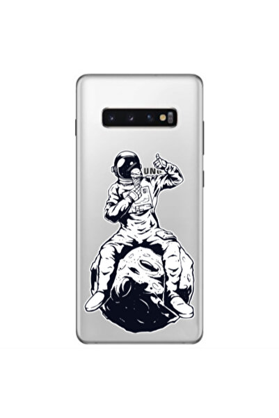 Other Samsung S10 Plus ice cream in space Transparent Silicone TPU Θήκη