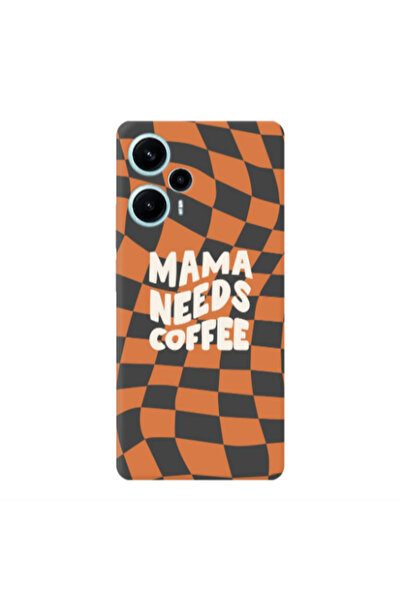 Other Xiaomi Poco F5 Mama needs coffee Transparent Silicone TPU Θήκη