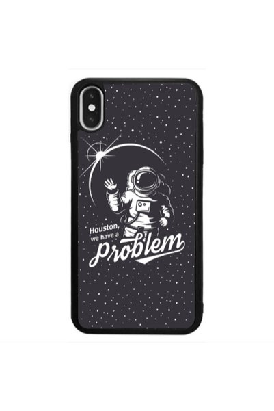 Other Apple iPhone X Houston We Have A Problem Black Glossy Θήκη