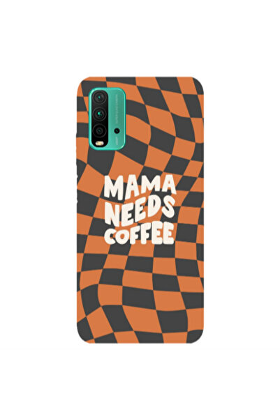 Other Xiaomi Redmi 9T Mama needs coffee Transparent Silicone TPU Θήκη