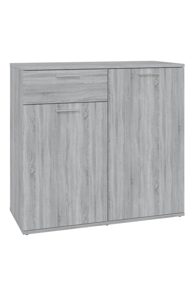 vidaxl Dulap, sonoma gri, 80x36x75 cm, lemn compozit