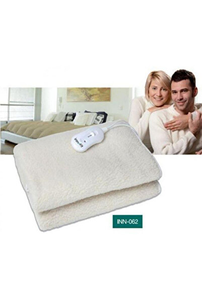 Innoliving Електрическо одеяло, Синтетична вълна, 150x80 см, 3 температурни н...