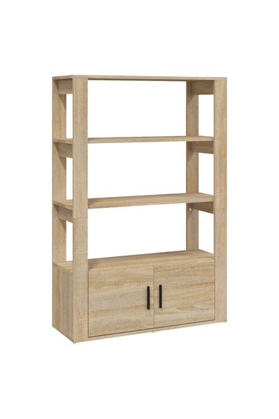vidaxl Servantă, stejar sonoma, 80x30x119,5 cm, lemn compozit