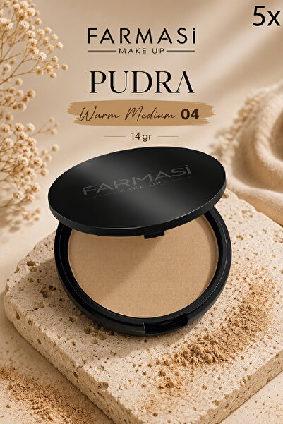 Farmasi Make-Up Pudra Warm Medium 04-14 gr 5 Adet