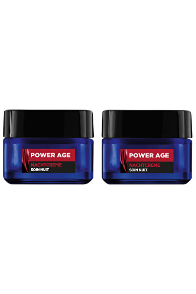 L'Oreal Paris Power Age Hyaluronic Acid Night Cream Men's Facial Care Cream 2...