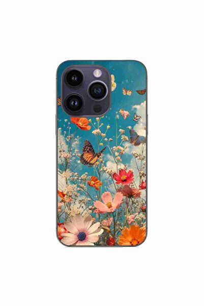 OEM Калъф, съвместим с Apple iPhone 15 Pro, силиконов гел TPU, с десен на цве...