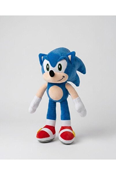 Toyzoy Toys Mavi Sonic Peluş Figür Oyuncak 55 cm- Koleksiyon & Büyük Boy