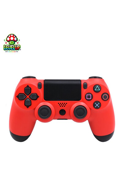 Level Up LevelUp Ασύρματο Χειριστήριο Διπλής Δόνησης για PS4 Κόκκινο