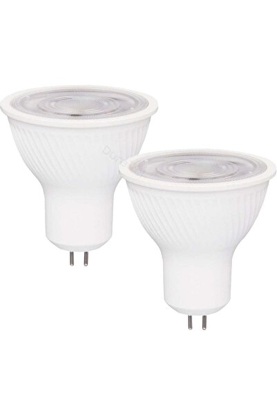 Duravel 9W LED Cup Spotlight Bulb, Warm White, MR16 Base Socket (Pack of 2)