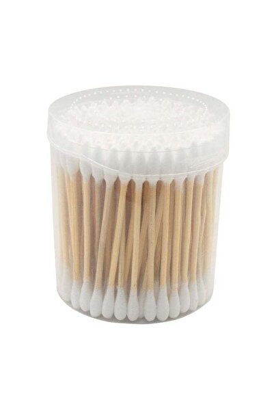Duravel 150Pcs Wooden Cotton Buds Bamboo Cotton Swabs Double-Ended-White in R...