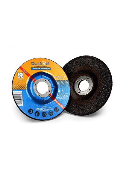 Duravel Fast Grinding Wheel - 4.5" Aluminum Oxide Grinding Disc for Metal & S...