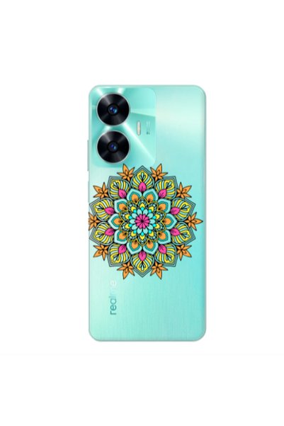 Other Realme C55 Mandala D6 Transparent Silicone TPU Θήκη