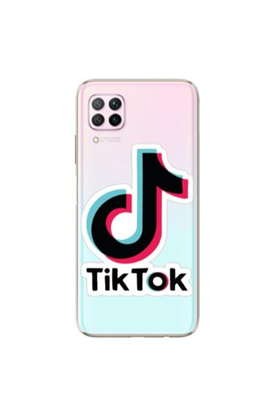 Other Huawei P40 Lite Tik Tok Transparent Silicone TPU Θήκη