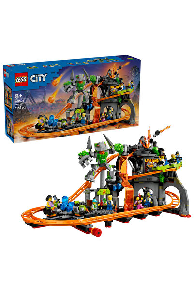 LEGO Parcul de Roller Coaster Lava Land