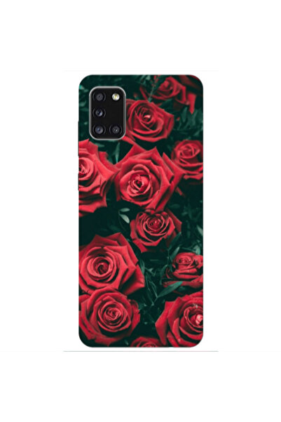 Other Samsung A31 Red Roses Transparent Silicone TPU Θήκη