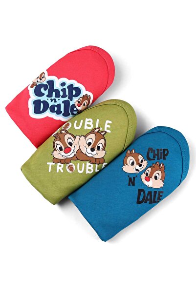 Babyhug Disney 100% Cotton Hands & Face Towels, Chip 'n' Dale Theme, Soft & A...