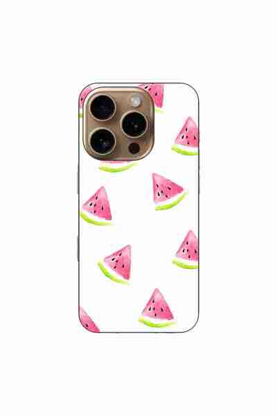 OEM Husa compatibila cu Apple iPhone 16 Pro Silicon Gel Tpu Model Summer Slices
