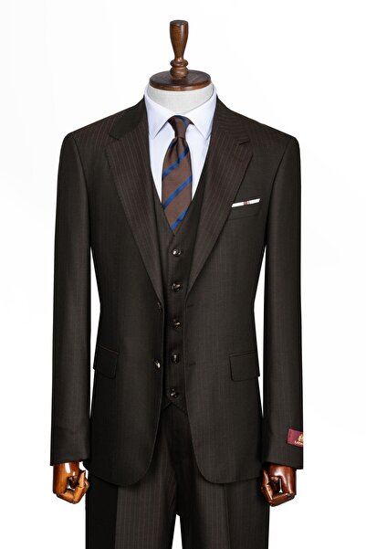 ilayda emir Luxury Men's Suit, Slim Fit, Blazer, Striped Swallow Collar